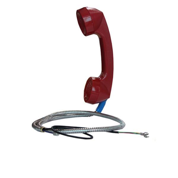 fashionable retro kiosk telephone handset matte black 2