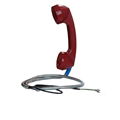 fashionable retro kiosk telephone handset matte black 2