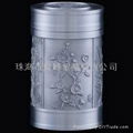 tin tea caddy