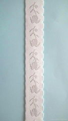 Custom Jacquard Elastic with scalloped edge