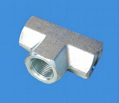 Hydraulic pipe fitting NPT female tee Zhejiang manufacturer