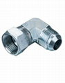 Hydraulic fitting 90 degree elbow JIC