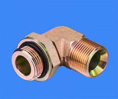 Hydraulic fitting 90 degree male 60