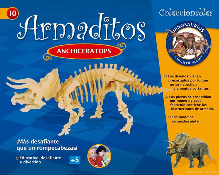 wooden puzzle-anchiceratops