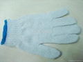  white cotton glove knited glove seamless glove