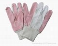 PVC dotted cotton glove for worker