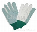 PVC dotted cotton glove for worker