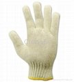  white cotton glove knited glove seamless glove
