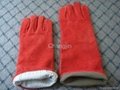 red cow leather welding glove