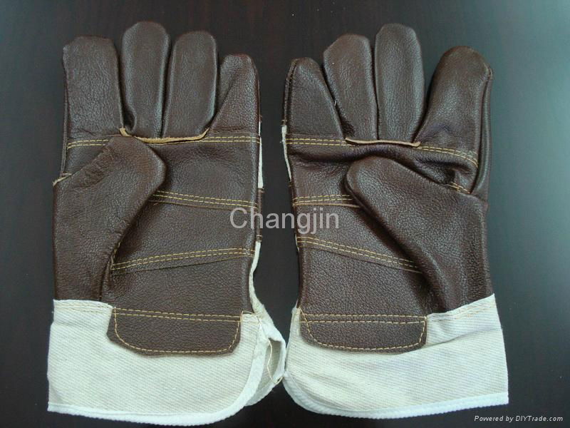 jean cotton cowhide glove 4