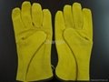 Pig leather driver glove