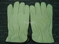 Pig leather driver glove