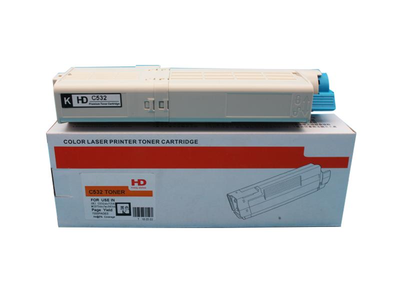 New Compatible Toner Cartridge for Use in the OKI C532dn MC573dn Printer 3