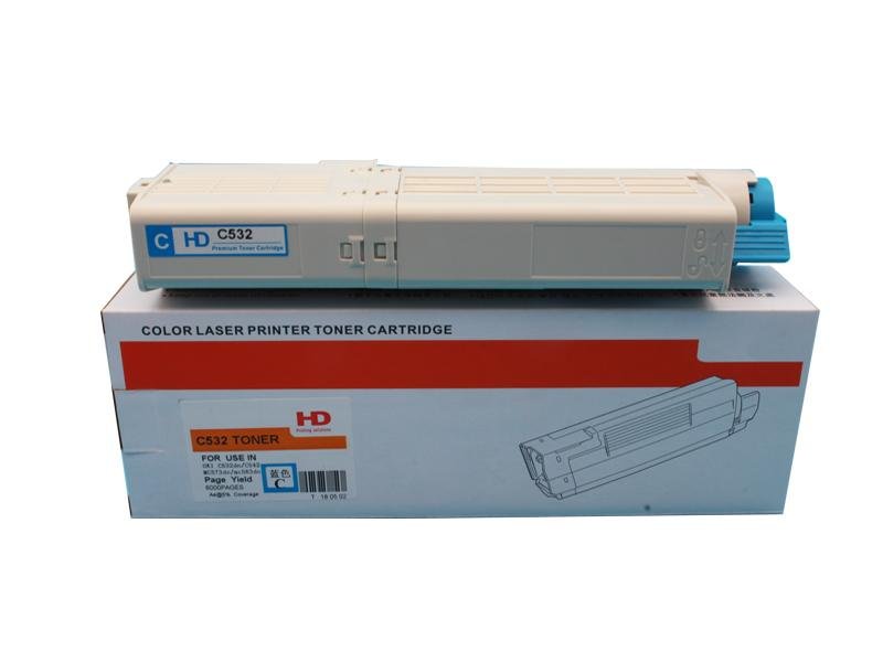 Toner Cartridge for use in OKI C532dn/C542dn/MC573dn/MC563dn printer 5