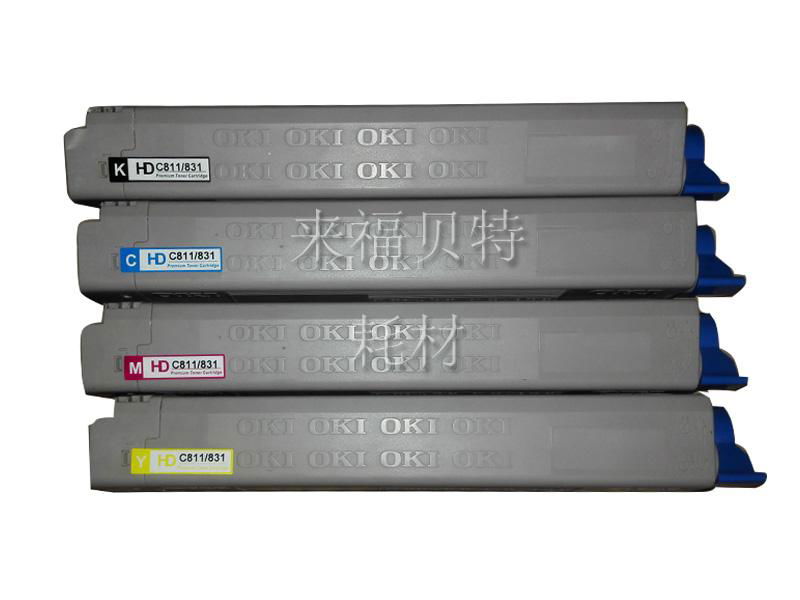 Compatible toner cartridge 44844508 for use in OKI C831 printer. 2