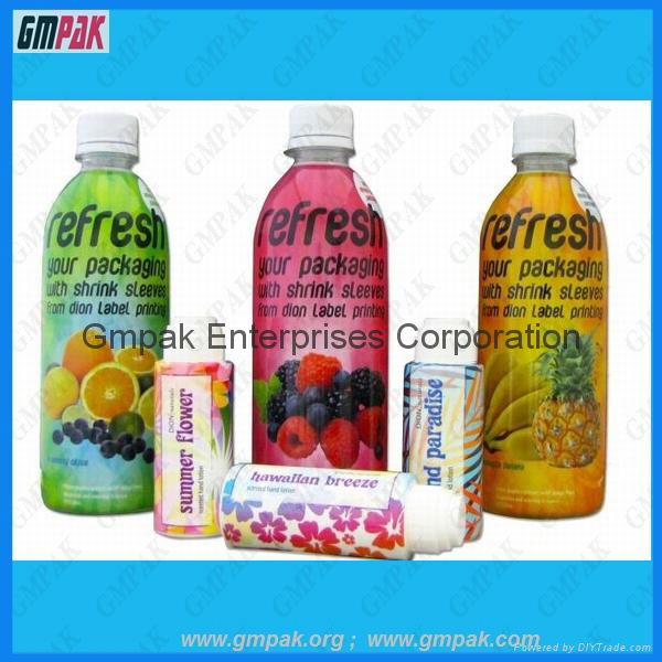 pvc shrink sleeve label for plastic bottle 3