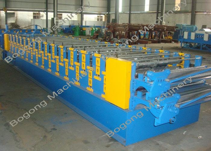 Metal Sheet Dual Level Roll Forming Machine / Roof Roll Forming Machine 4