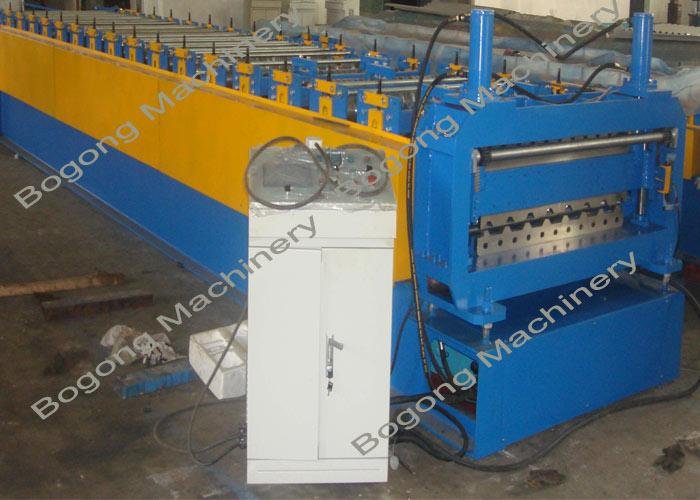 Metal Sheet Dual Level Roll Forming Machine / Roof Roll Forming Machine