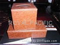 leather square tissue box