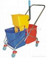 twin mop bucket with wringer 1