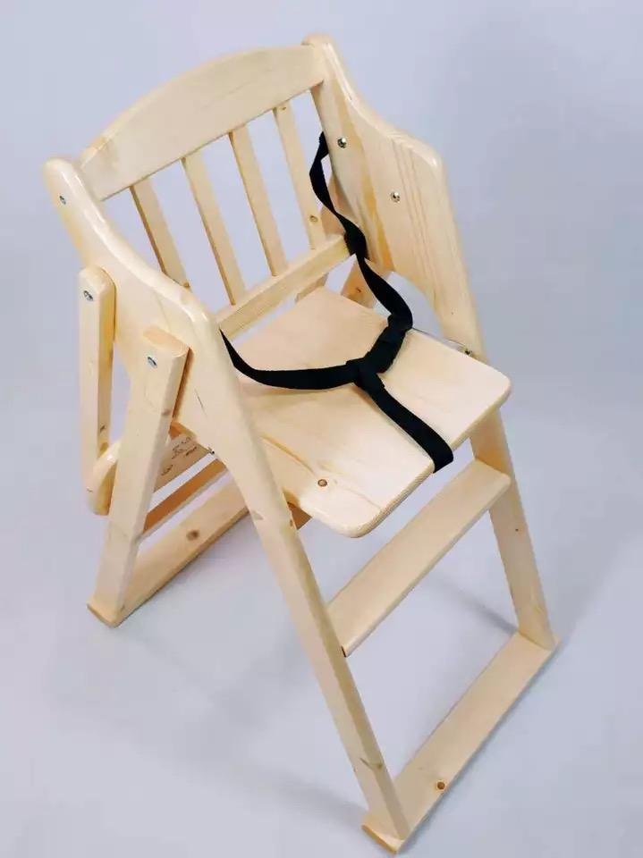 折叠实木婴儿椅 5