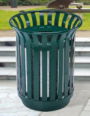 Flower basket dustbin 2