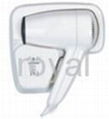 wall mounted hair dryer with dual vottage shaver socket 1