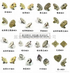 magnetic button, magnetic snap, magnetic fastener