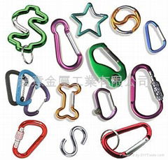 carabiner, aluminum carabiner, aluminum hook, carabiner key chain