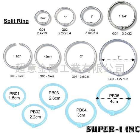 split ring clip