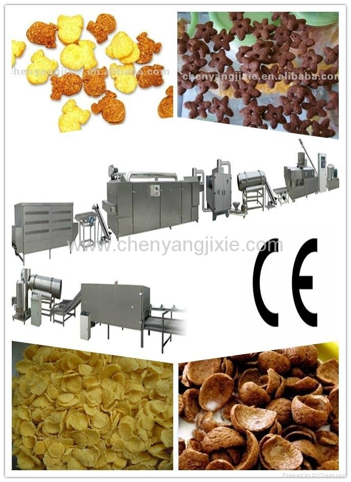 2014 Automatic breakfast cereals corn flakes production machine /plant