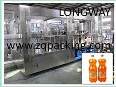 Carbonated Drink Production Line For PET Bottle Soft Filling Machine