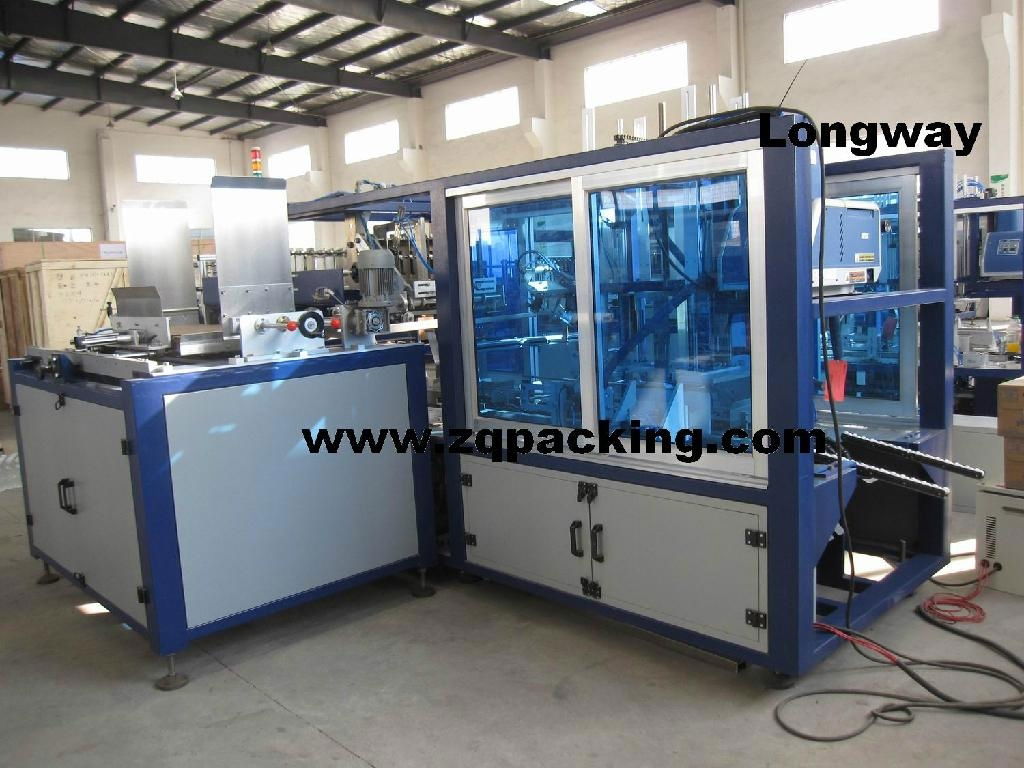 carton wraparound package machine 