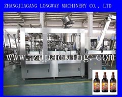 Soda Water Glass Bottle Filling Capping Machine/Device 