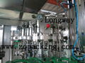 Crown cap glass bottle filling capping