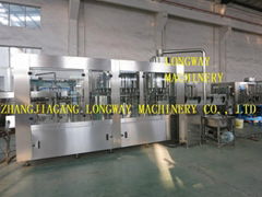 Monobloc Rotary Washer Filler Sealer Machine For Pure Water Mineral Water 