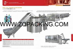 Automatic co2 drink filler plant/Automatic CSD filling machinery