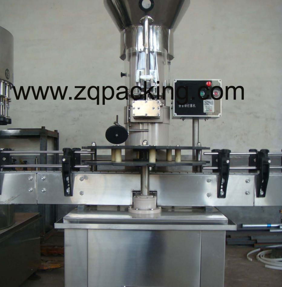 Fully Automatic Wine Bottle Corker /Glass bottle Corking Machinery