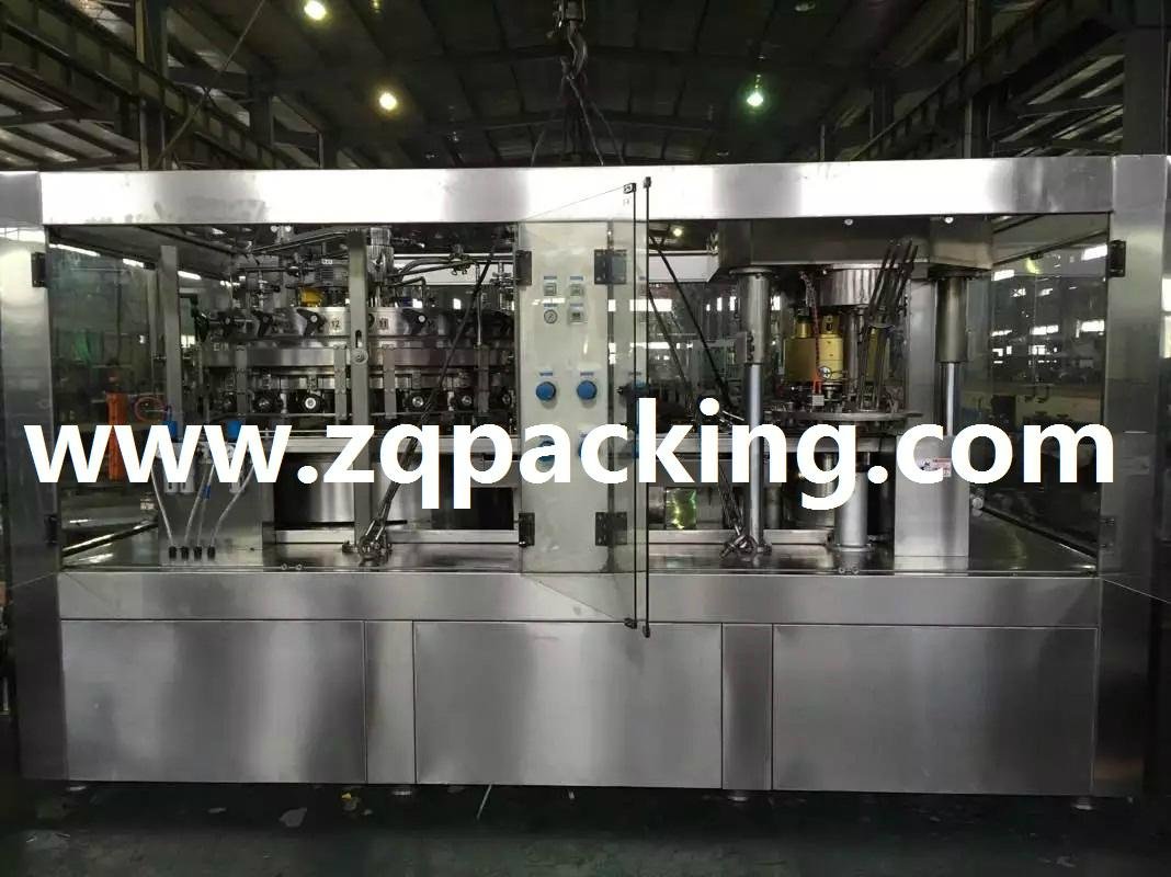 Newly launched aluminum can bubble drink canning line