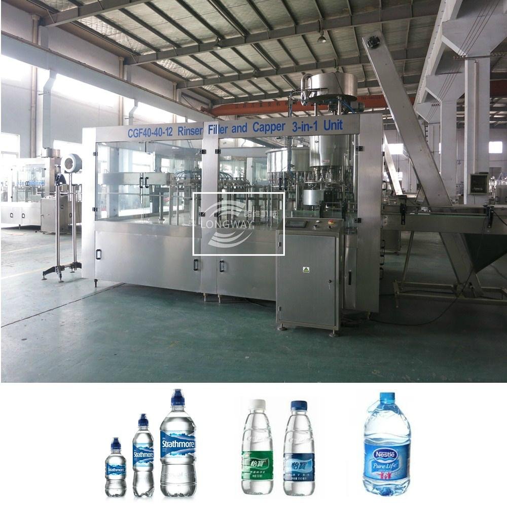 Still pure drinking water filling machine/Water Treatment filling and capping 