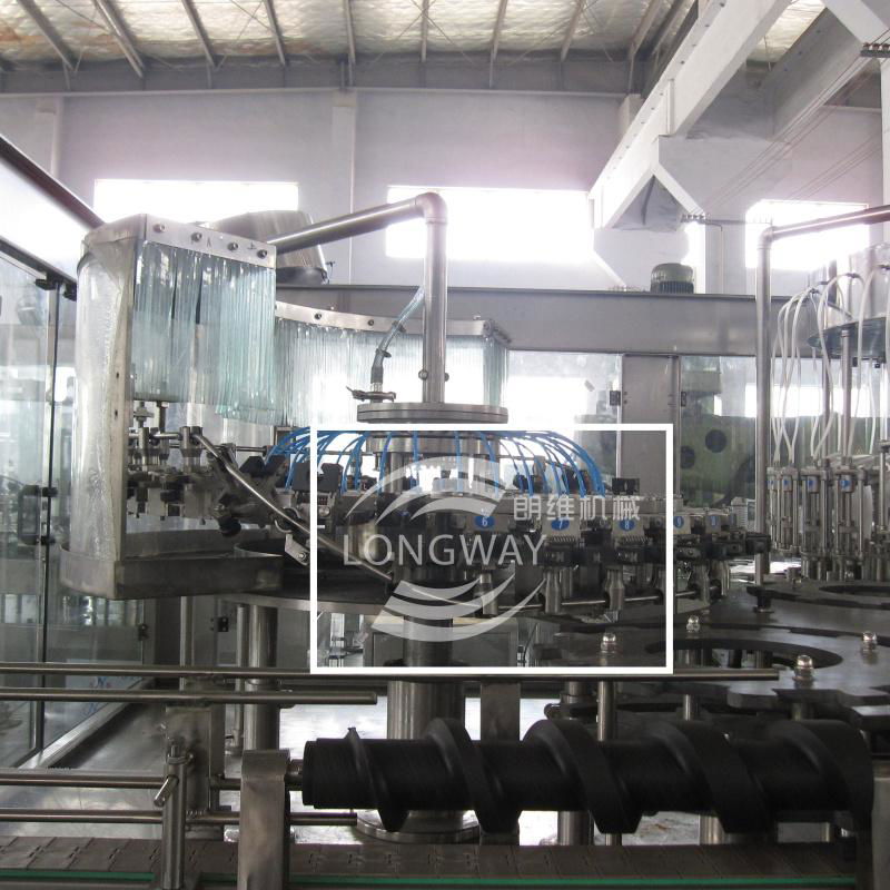 Aluminum Cap Glass Bottle Rinsing Filling Capping  3-IN -1 unit  2