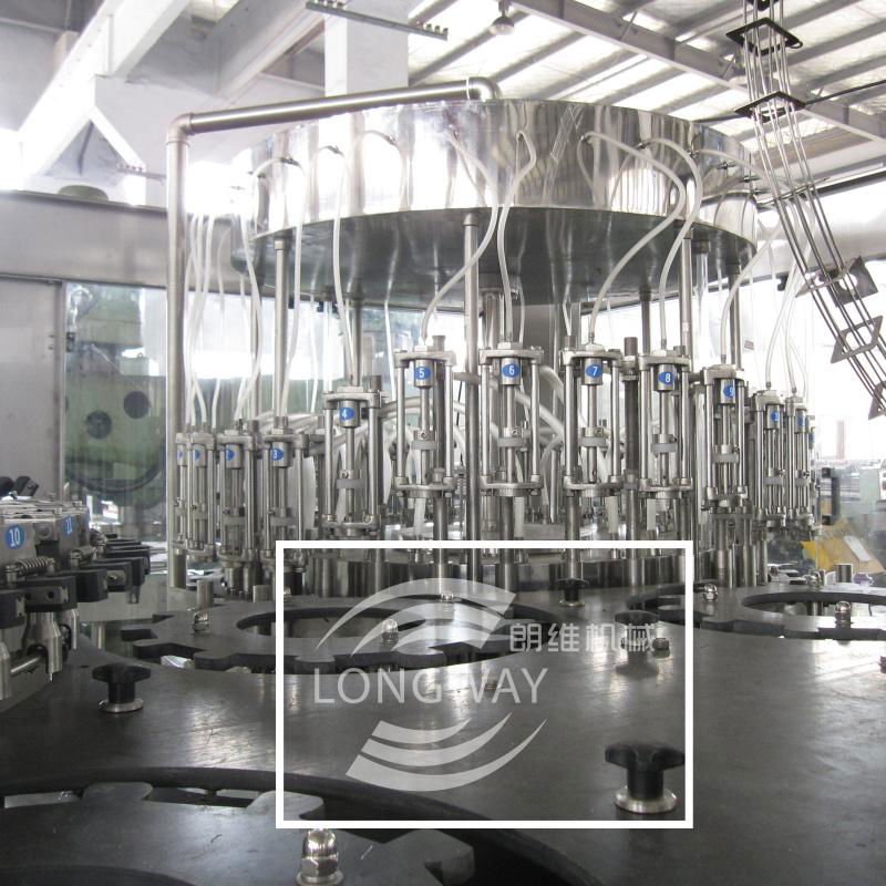 Aluminum Cap Glass Bottle Rinsing Filling Capping  3-IN -1 unit  3