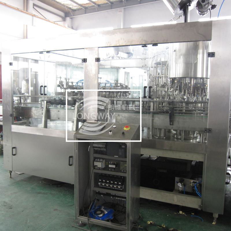 Aluminum Cap Glass Bottle Rinsing Filling Capping  3-IN -1 unit  5