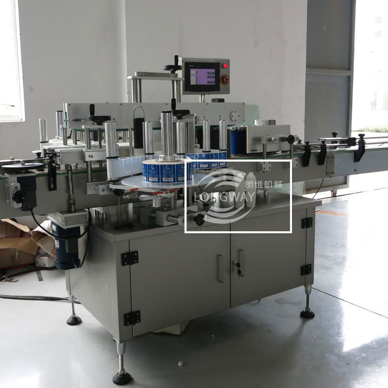 Square Bottle Flat bottle Two Side Labeling Machine 3