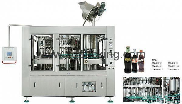 Glass bottle filling&capping machine 