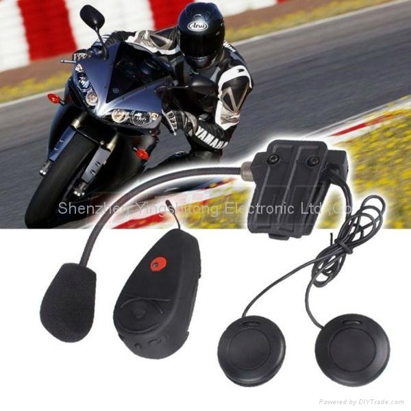 Motorcycle Helmet Headset Intercom Bluetooth Handsfree Moto