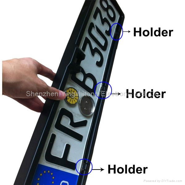 New Mould European Official License Frame Car Rear Camera 2