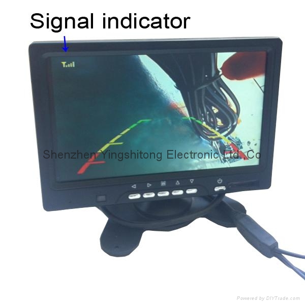 Never Interference 7 inch Monitor Digital Wireless Reversing Cameras