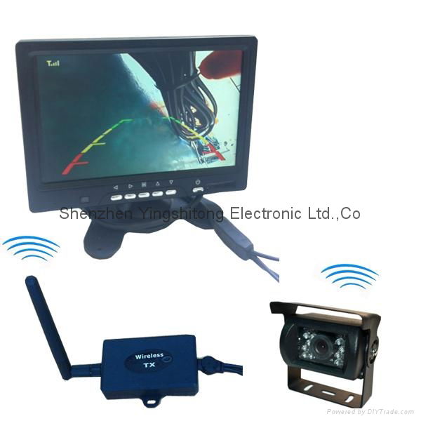 Never Interference 7 inch Monitor Digital Wireless Reversing Cameras for Caravan 2