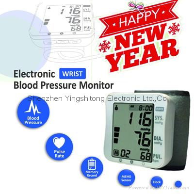 Hot Sales Digital Wrist Blood Pressure Monitor Factory Price Most popular